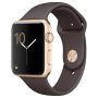 Смарт-часы Apple Watch S2 Sport 42mm Gold Al/Cocoa (MNPN2RU/A)